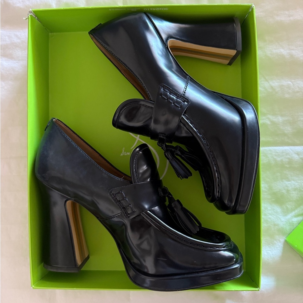Sam Edelman Black Tassel Heels - Picture 13 of 15